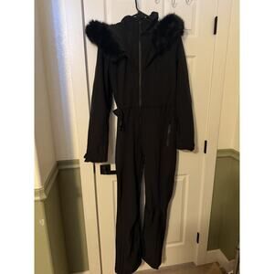 HOTIAN Women One Piece Ski Suits Overalls Jumpsuits, Snowsuit Size Medium